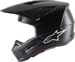 Alpinestars Off Road Black Supertech M5 Solid MX Helmet | 8303023-110