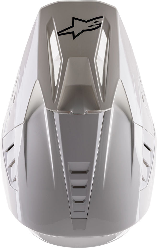 Alpinestars Off Road White Supertech M5 Solid MX Helmet, Size M | 8303023-2180-M