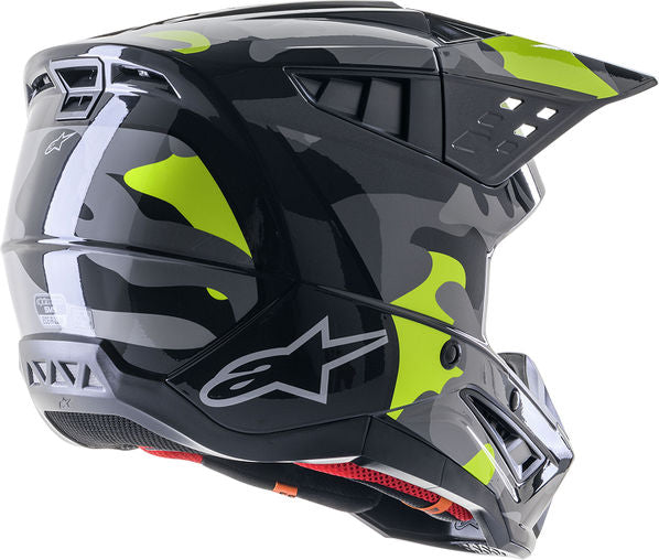 Alpinestars Off Road Gray/Yellow Supertech M5 Rover MX Helmet | 8303823-9350