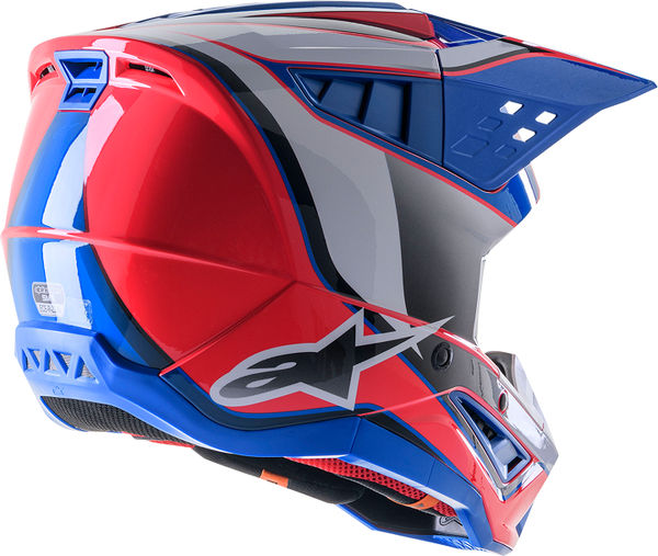 Alpinestars Off Road Pink/Blue Supertech M5 Helmet | 8306723-2387