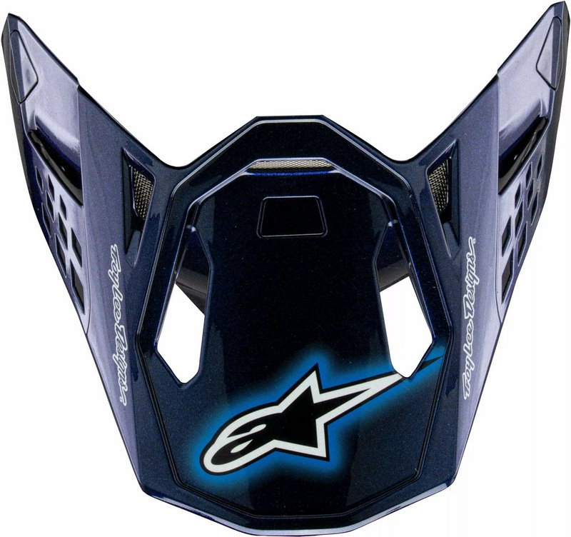 Alpinestars Supertech M10 TLD Visor Ed25, Dark Blue | 8980225-7186