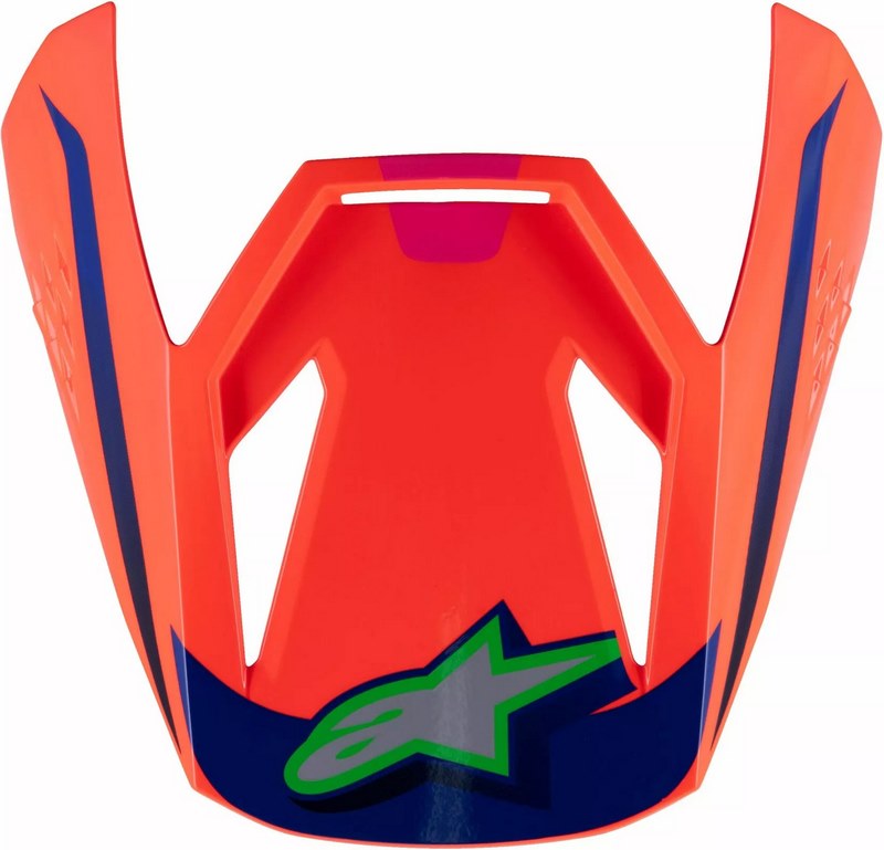 Alpinestars Youth SM3 Deegan Visor, Orange, Pink, Purple | 8980425-433
