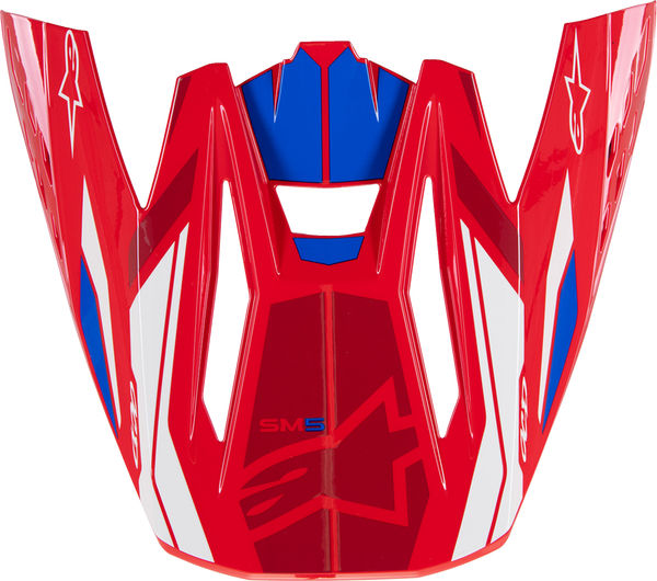 Alpinestars Red/Blue Supertech M5 Helmet Visor | 8986023-3017-OS