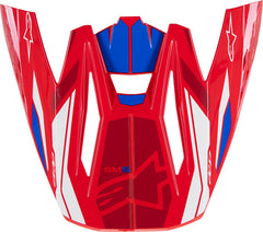 Alpinestars Red/Blue Supertech M5 Helmet Visor | 8986023-3017-OS