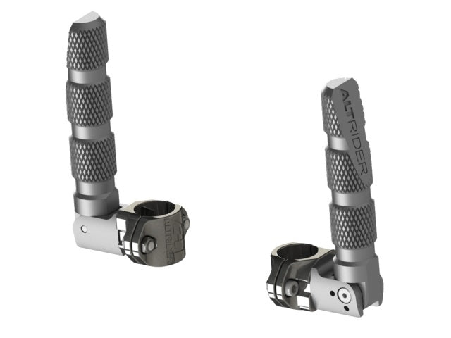 AltRider Universal Highway Pegs for 1.25 inch (31.75 mm) Diameter Bar - Silver | ALTR-0-2102
