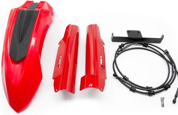 AltRider High Fender Kit for the Honda CRF1000L Africa Twin Adventure Sports - Red