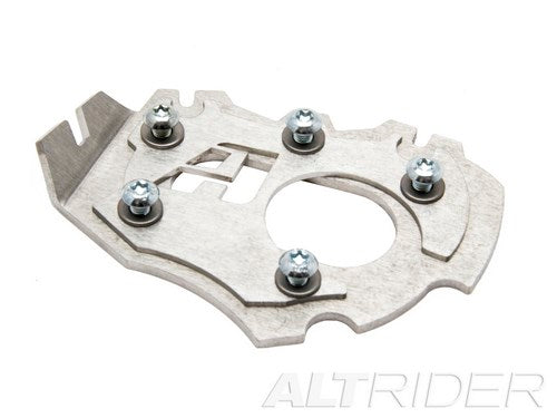 AltRider Side Stand Enlarger Foot for the BMW R 1200 GS Water Cooled (2013) - Silver
