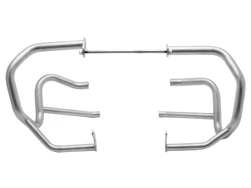 AltRider Crash Bar and Skid Plate System for the BMW R 1200 GS Adventure Water Cooled - Silver Bars/Silver Plate