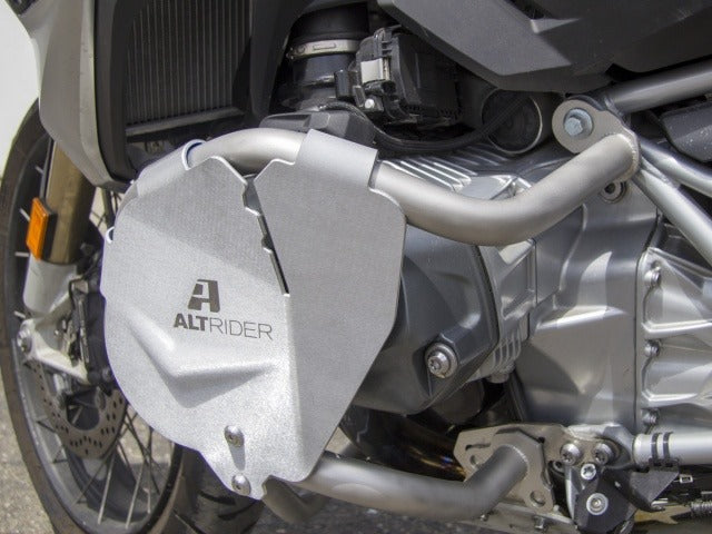 AltRider Cylinder Head Guards for the AltRider BMW R 1250 GS Crash Bars - Silver | R122-0-1106