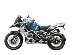 AltRider Crash Bar and Skid Plate System for the BMW R 1250 GS Adventure - Silver Bars/Silver Plate | R123-0-1003