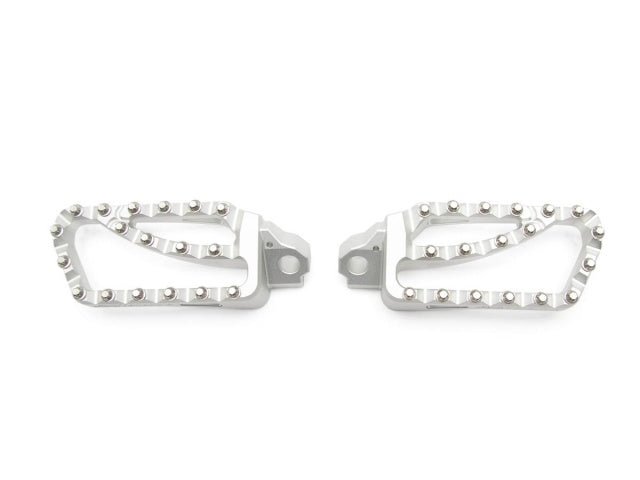 AltRider Extra Wide Foot Pegs for Yamaha and KTM Models - Silver | T719-0-2105