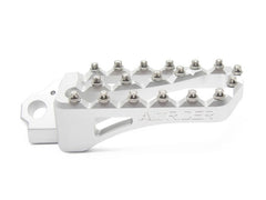 AltRider Extra Wide Foot Pegs for Yamaha and KTM Models - Silver | T719-0-2105