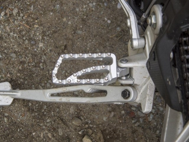 AltRider Adventure II Foot Pegs for the Aprilia Tuareg 660 - Silver | TU23-0-2107