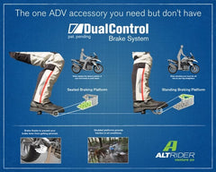 AltRider DualControl - 25.4mm Riser for the Aprilia Tuareg 660 - Black | TU23-2-2511