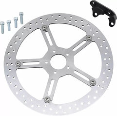 Arlen Ness Big Brake Floating Rotor Kit Silver | 02-983