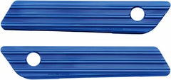 Arlen Ness Saddlebag Latch Covers Blue | 03-604