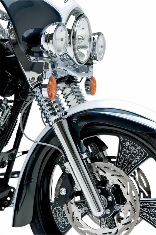 Arlen Ness Dual-Disc Hot Legs Fork Legs Chrome | 06-512