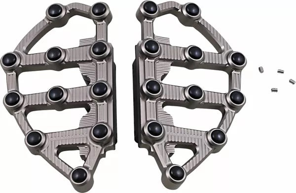 Arlen Ness MX Billet Floorboards Titanium | 06-876
