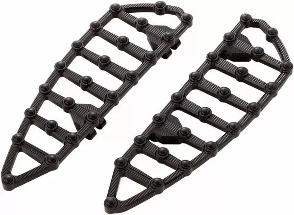 Arlen Ness MX Billet Floorboards Black | 06-891