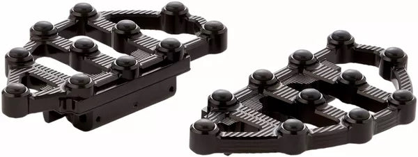 Arlen Ness MX Billet Floorboards Black | 06-896