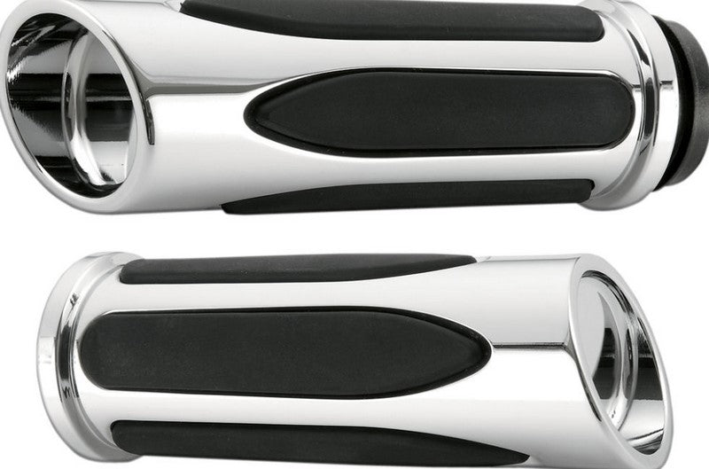 ARLEN NESS GRIPS DEEP CUT COMFORT THROTTLE BY CABLE CHROME | 07-050