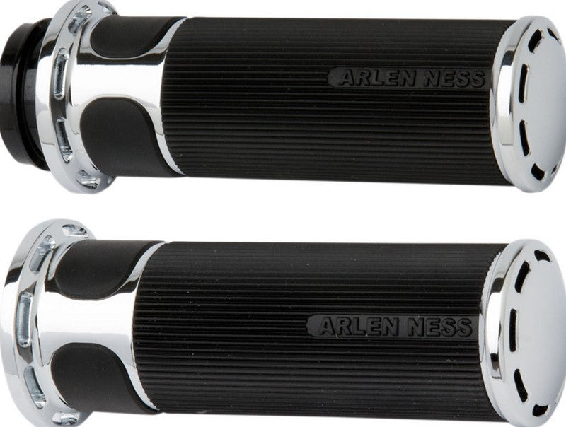 ARLEN NESS GRIPS SLOT TRACK FUSION THROTTLE BY CABLE CHROME | 07-300