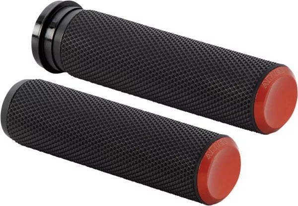 Arlen Ness Knurled Grips Orange | 07-306