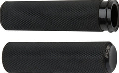 ARLEN NESS GRIPS KNURLED FUSION THROTTLE BY CABLE BLACK | 07-325