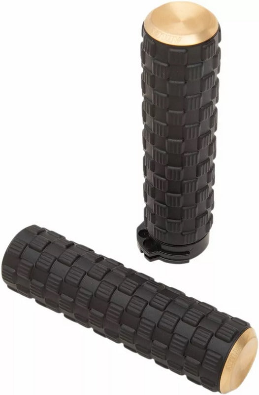 Arlen Ness Air Trax Grips Brass | 07-354