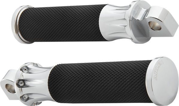 Arlen Ness Fusion Male-Mount Footpegs Red | 07-938