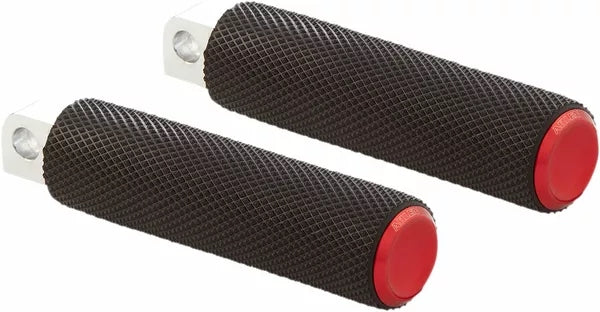 Arlen Ness Fusion Male-Mount Footpegs Red | 07-938