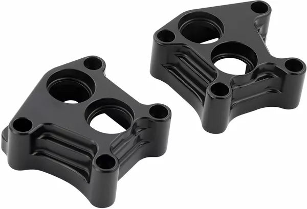 Arlen Ness 10 Gauge Lifter Block Covers Black | 12-574