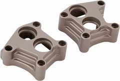 Arlen Ness 10 Gauge Lifter Block Covers Titanium | 12-575