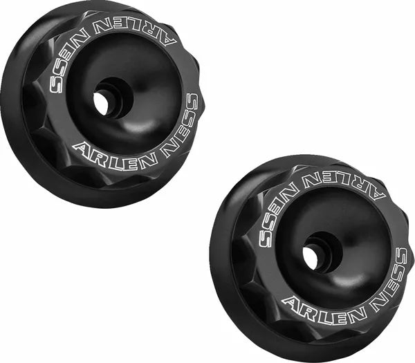 Arlen Ness Fork Nut Cover Black | 120-002-10B