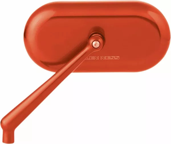 Arlen Ness Oval Mirror Orange | 13-187