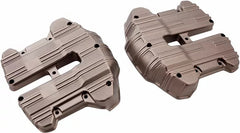 Arlen Ness 10 Gauge Rocker Box Top Covers Titanium | 18-267