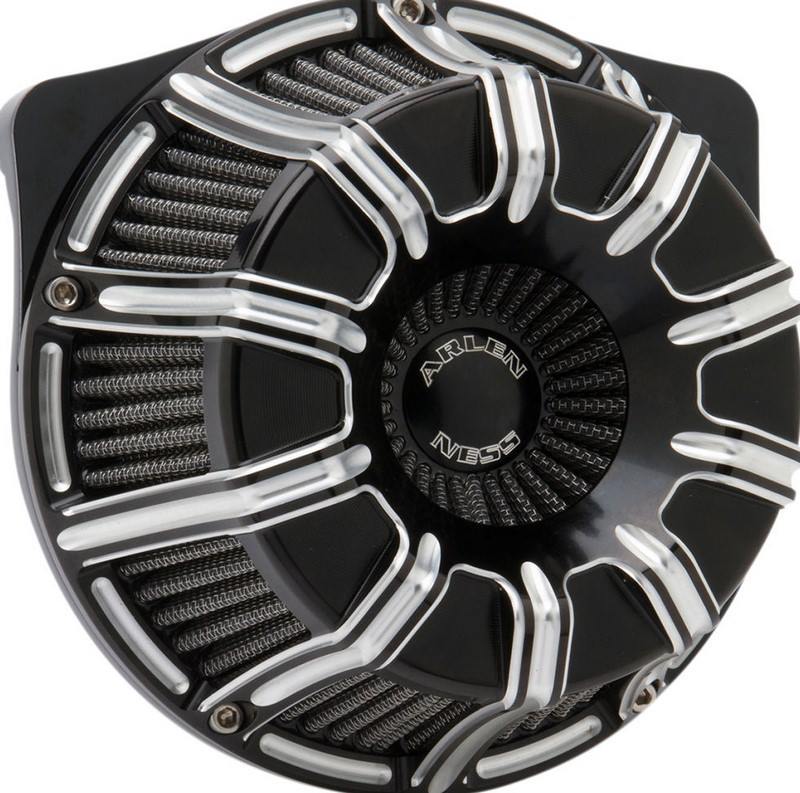 ARLEN NESS AIR CLEANER KIT INVERTED BIG SUCKER 10-GAUGE BLACK | 18-947