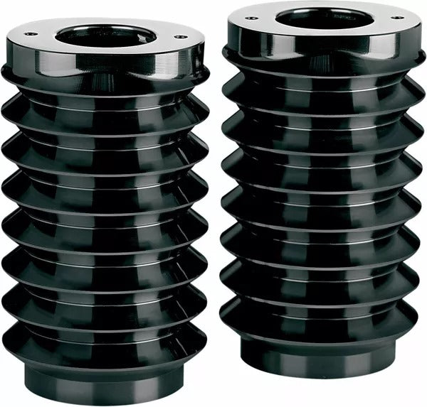 Arlen Ness Aluminum Fork Boot Covers Black | 20-004
