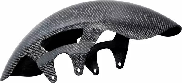 Arlen Ness Carbon Fiber 19" Cafe Front Fender Black Gloss | 210-017