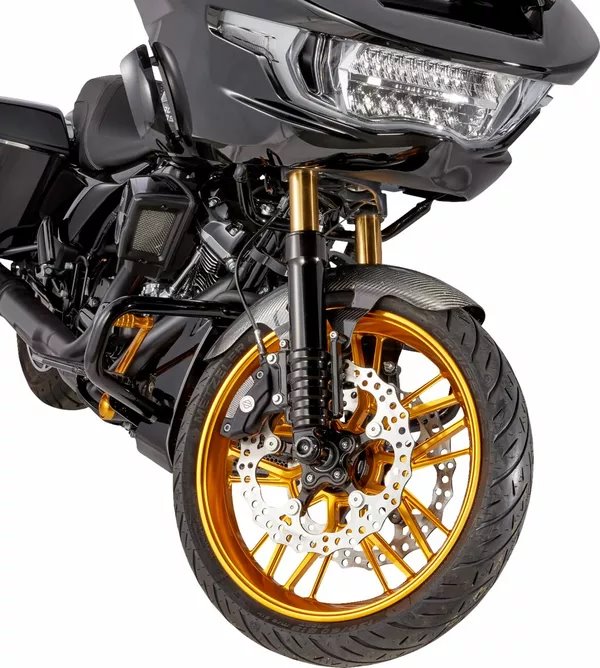 Arlen Ness Carbon Fiber 19" Cafe Front Fender Black Gloss | 210-017