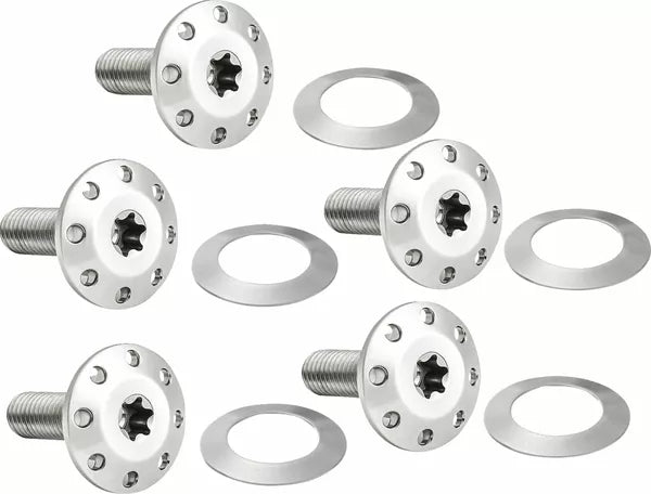 Arlen Ness Holeshot Floating Brake Rotor Bolt Kit Polished | 300-905