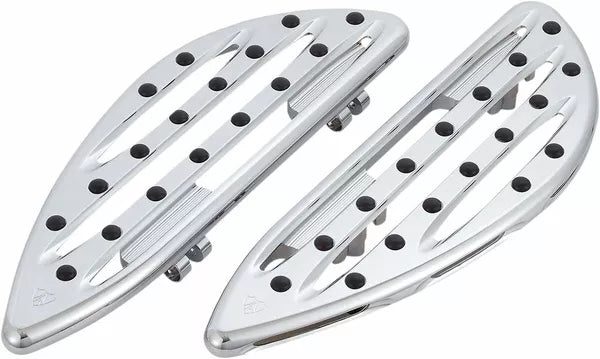 Arlen Ness Deep Cut Floorboards Chrome | 410-004