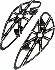 Arlen Ness Adjustable Driver Floorboards Black | 410-005