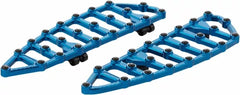 Arlen Ness MX Billet Floorboards Blue | 410-009