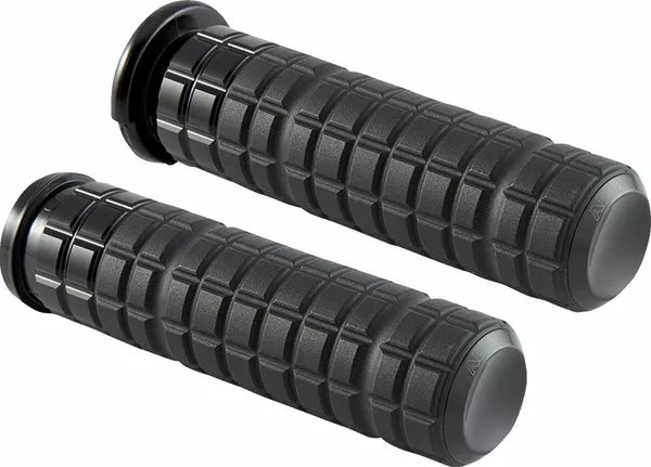 Arlen Ness SpeedLiner Grips Black | 500-000