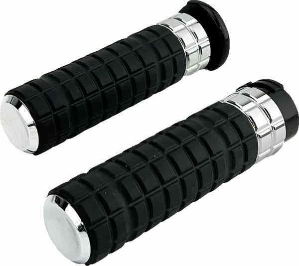 Arlen Ness SpeedLiner Grips Chrome | 500-003