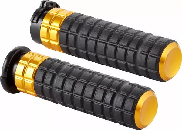 Arlen Ness SpeedLiner Grips Gold | 500-018