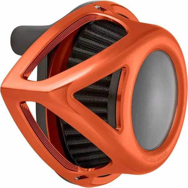 Arlen Ness Clear Tear Air Cleaner Kit Orange | 600-002