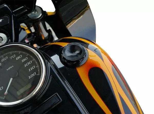 Arlen Ness Vented Gas Cap Black | 701-010