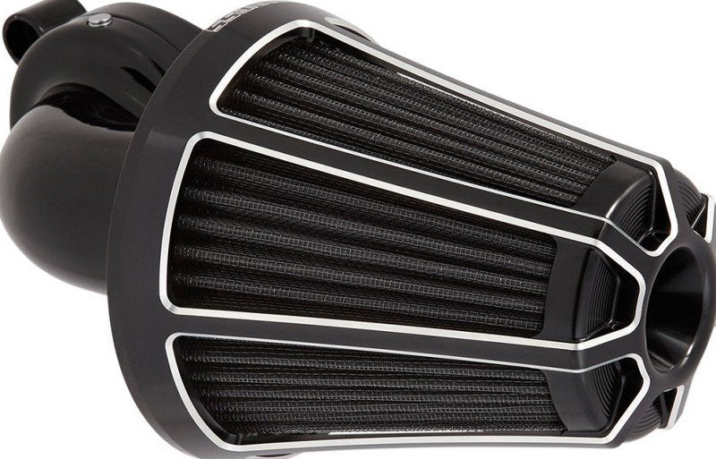 ARLEN NESS AIR CLEANER KIT MONSTER SUCKER WITH COVER BEVELED BLACK | 81-036